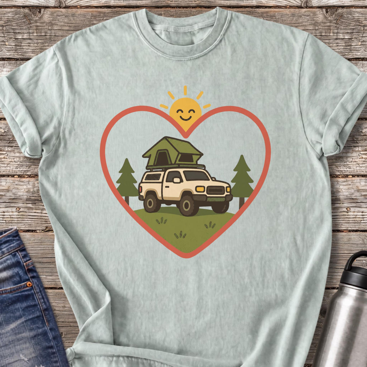 Overlanding Heart T-Shirt — Bay