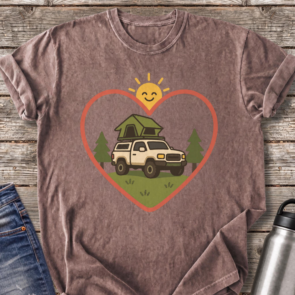Overlanding Heart T-Shirt — Espresso