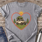 Overlanding Heart T-Shirt — Grey