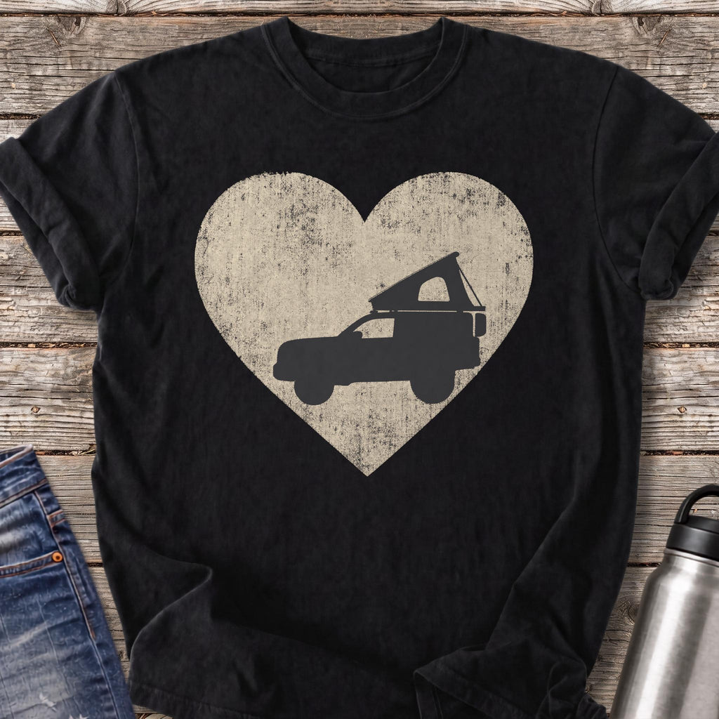 Overland Heart T-Shirt — Black