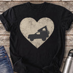 Overland Heart T-Shirt — Black