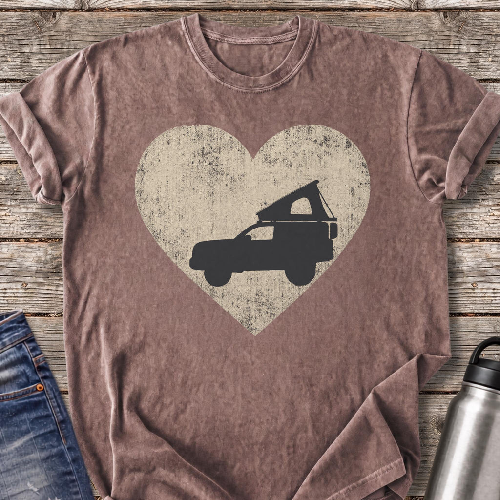 Overland Heart T-Shirt — Espresso