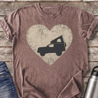 Overland Heart T-Shirt — Espresso