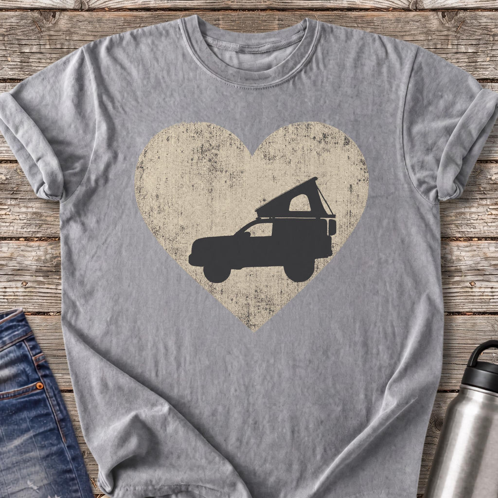 Overland Heart T-Shirt — Grey