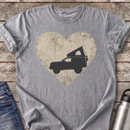 Overland Heart T-Shirt — Grey