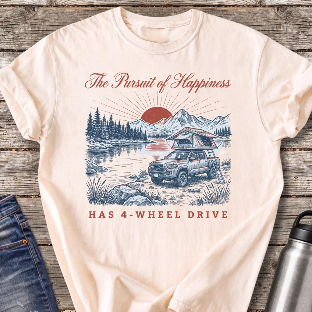 Pursuit Of Happiness T-Shirt — Ivory