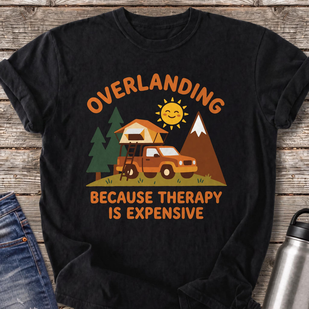 Overlanding Therapy Truck T-Shirt — Black