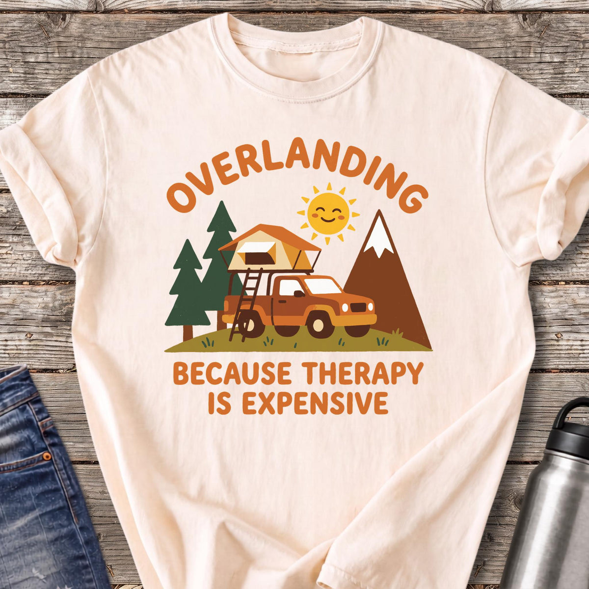 Overlanding Therapy Truck T-Shirt — Ivory