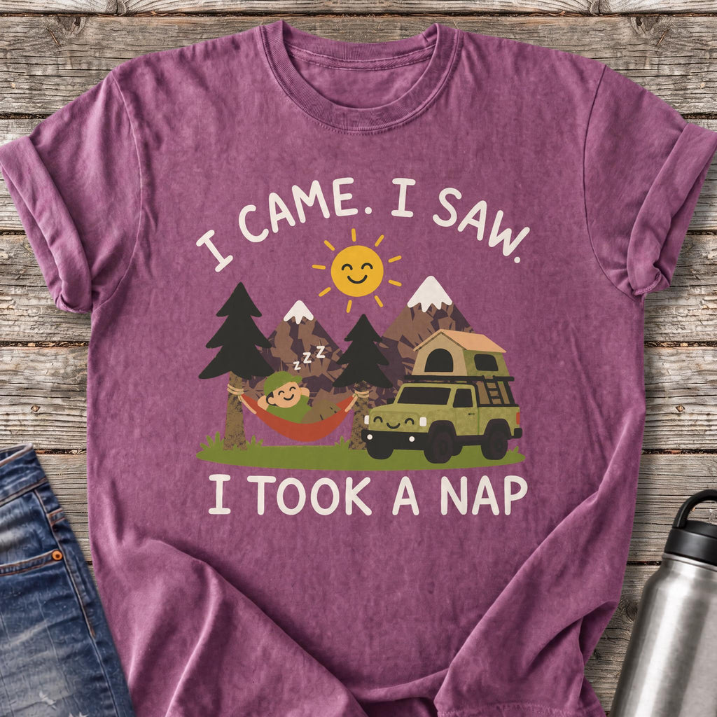 I Took A Nap T-Shirt — Berry