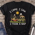 I Took A Nap T-Shirt — Black