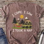 I Took A Nap T-Shirt — Espresso