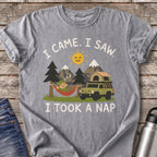 I Took A Nap T-Shirt — Grey