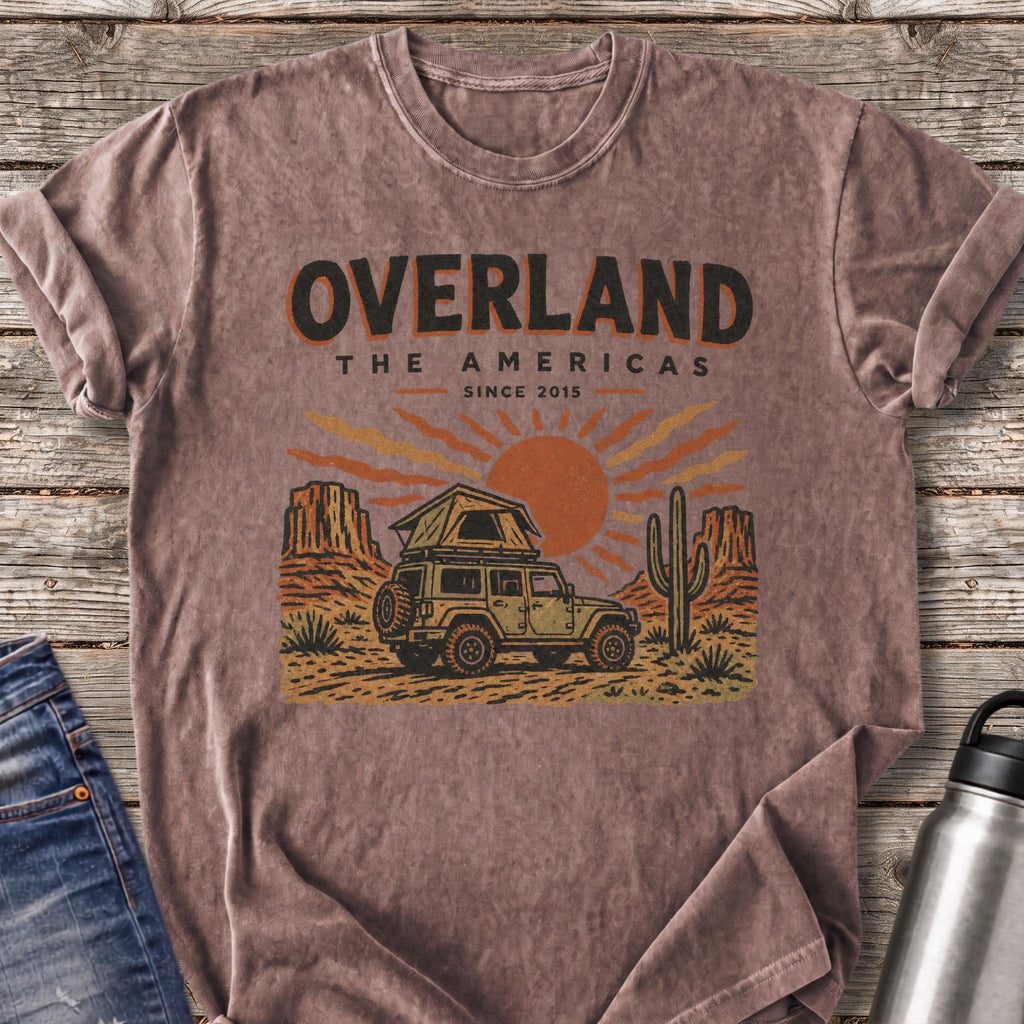 Desert Sunset Overland T-Shirt — Espresso