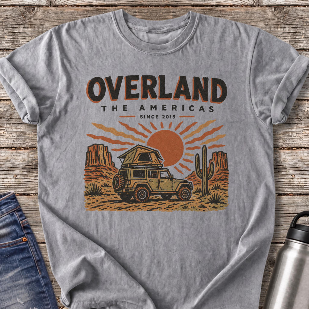 Desert Sunset Overland T-Shirt — Grey