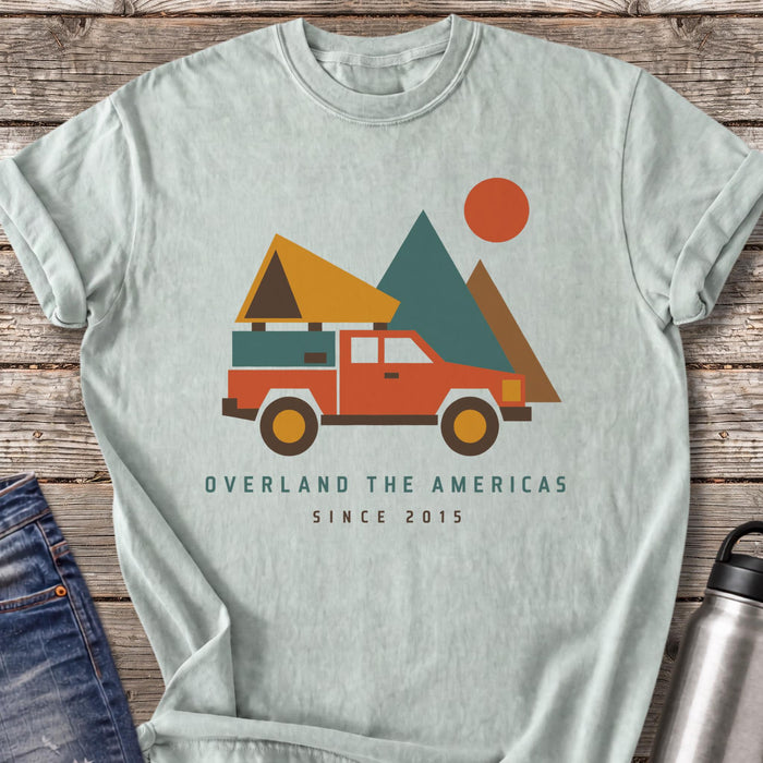 Overland Truck Mountains T-Shirt