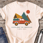 Overland Truck Mountains T-Shirt — Ivory