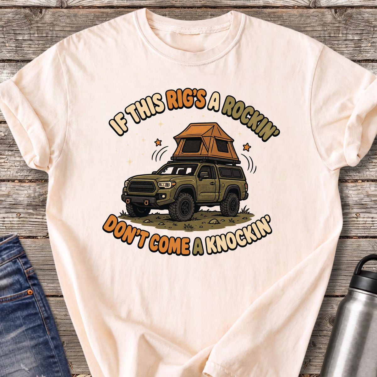 Rig's A Rockin T-Shirt — Ivory