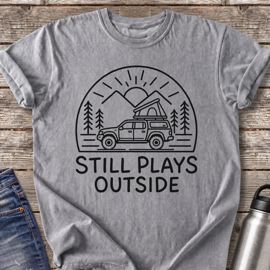 Still Plays Outside T-Shirt — Grey