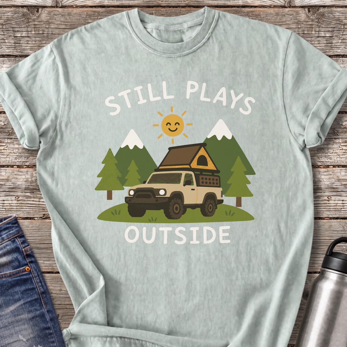 Rooftop Tent Rig T-Shirt — Bay