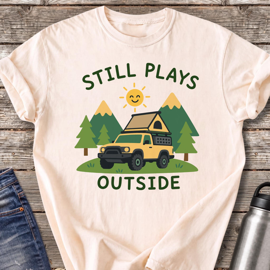 Rooftop Tent Rig T-Shirt — Ivory