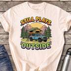 Rooftop Tent Truck T-Shirt — Ivory