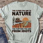 Further From Idiots at Canyon Rim T-Shirt — Bay