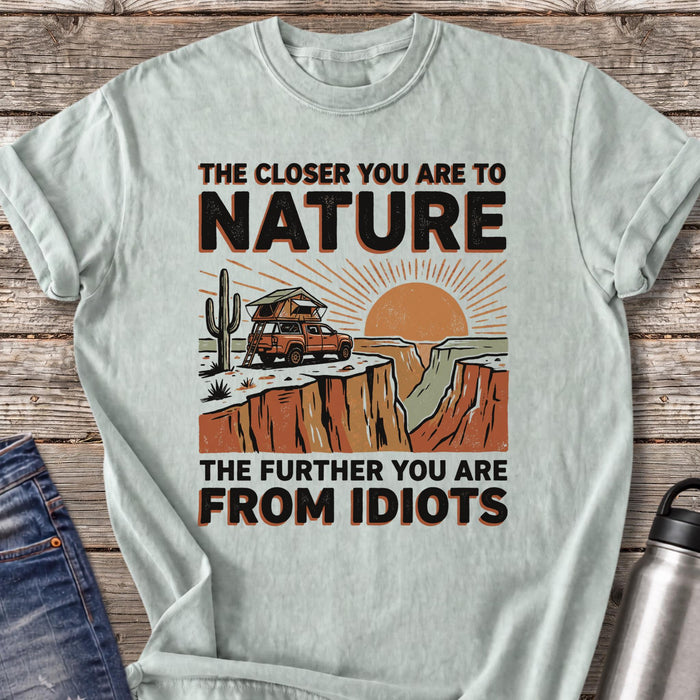 Further From Idiots at Canyon Rim T-Shirt