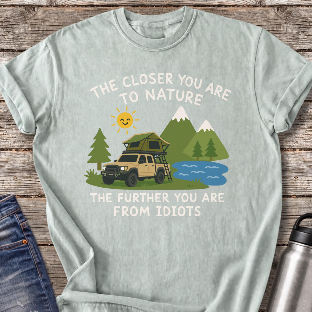 Further From Idiots Rig T-Shirt — Bay