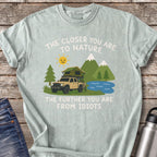 Further From Idiots Rig T-Shirt — Bay