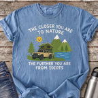 Further From Idiots Rig T-Shirt — Blue Jean
