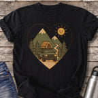 Overland Heart Journey T-Shirt — Black