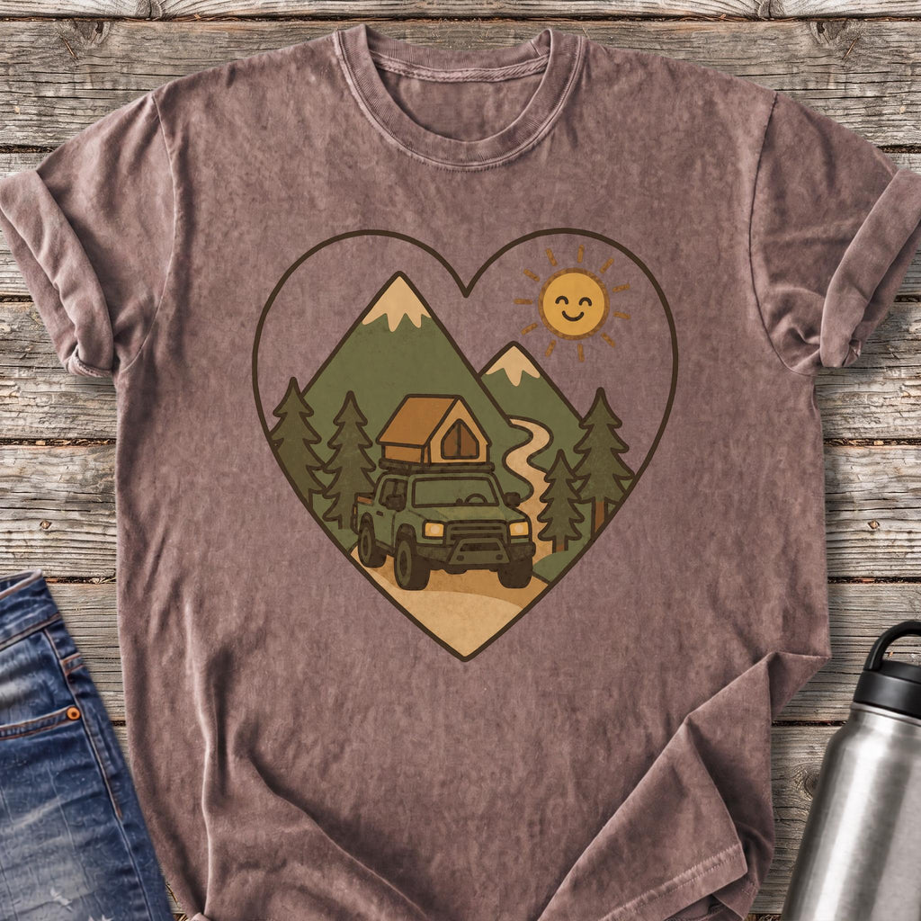 Overland Heart Journey T-Shirt — Espresso