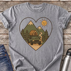 Overland Heart Journey T-Shirt — Grey