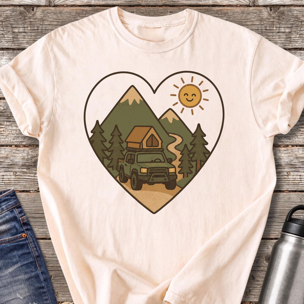 Overland Heart Journey T-Shirt — Ivory