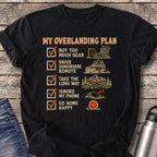 Overlanding Plan T-Shirt — Black