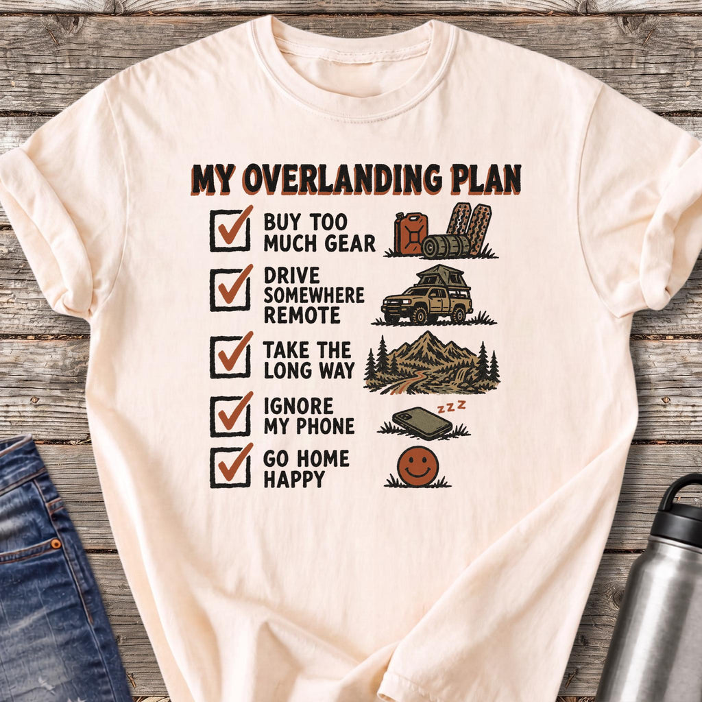 Overlanding Plan T-Shirt — Ivory