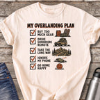 Overlanding Plan T-Shirt — Ivory