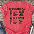 Overlanding Plan T-Shirt — Watermelon