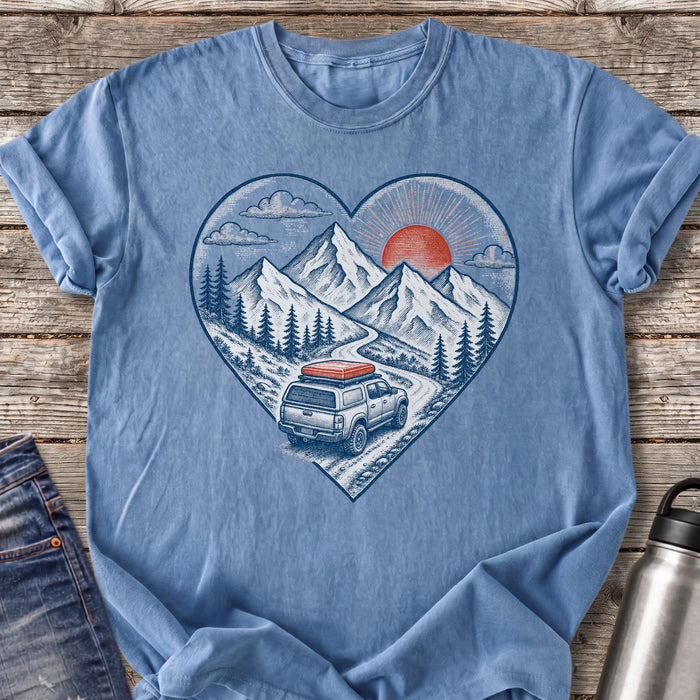 Mountain Trail Heart T-Shirt