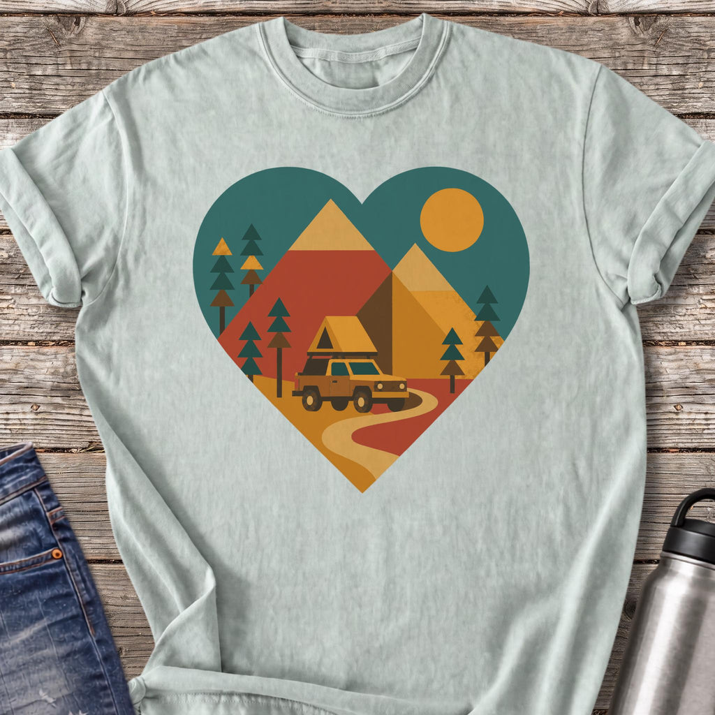Mountains at Heart T-Shirt — Bay