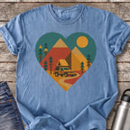 Mountains at Heart T-Shirt — Blue Jean