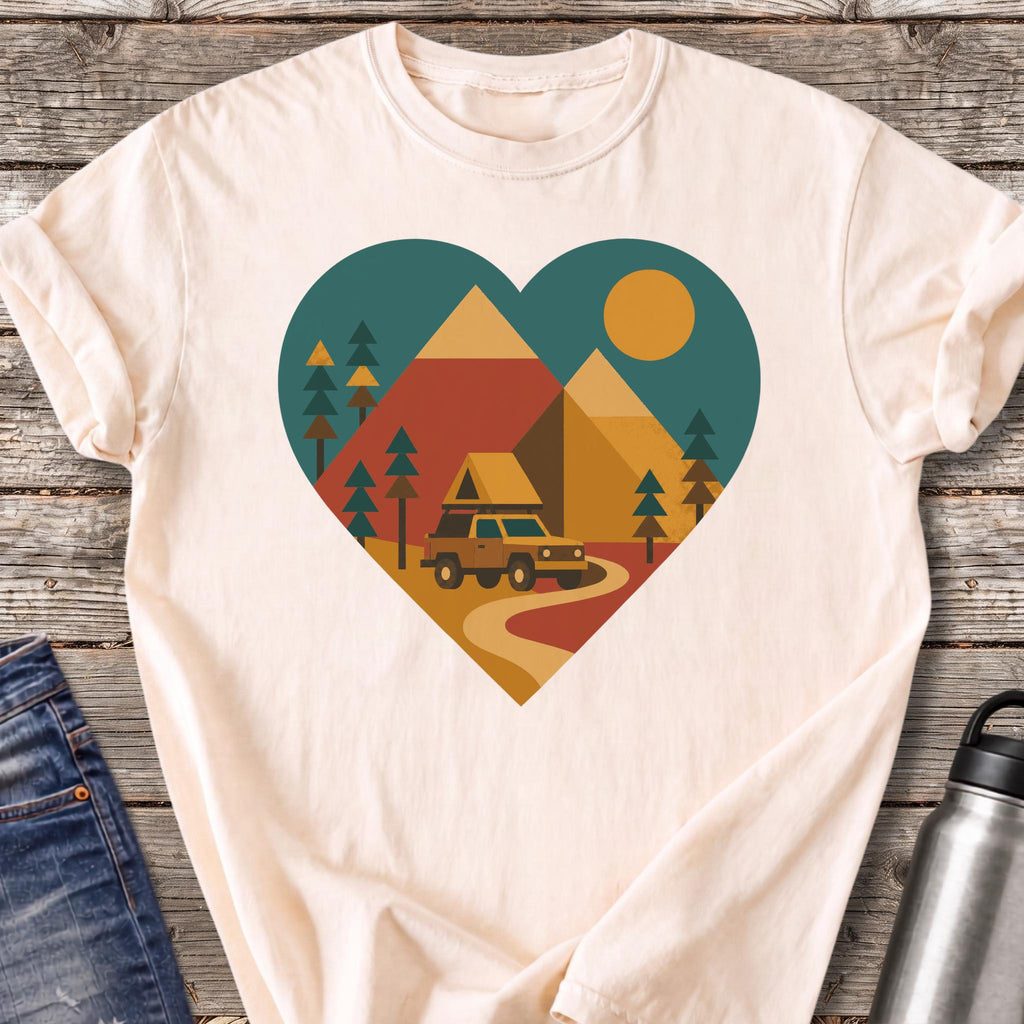Mountains at Heart T-Shirt — Ivory