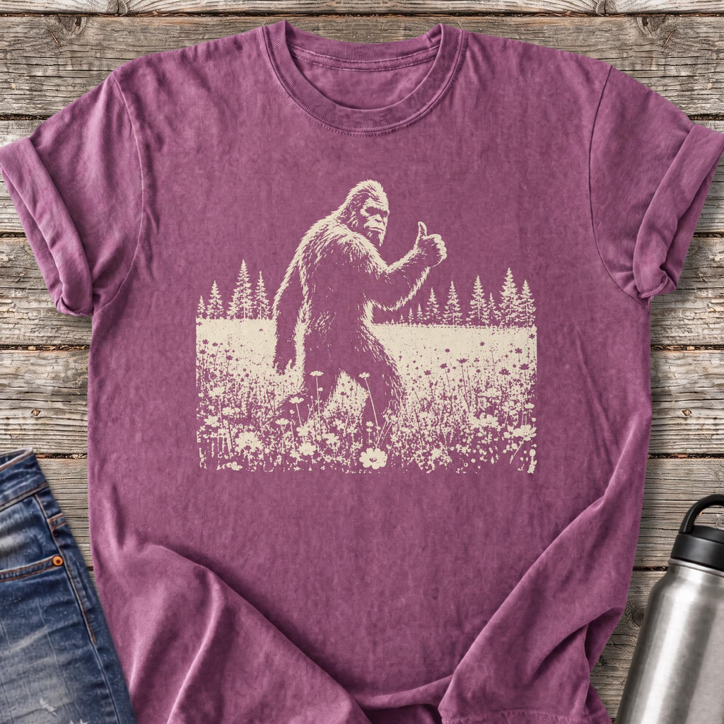 Bigfoot Approves T-Shirt — Berry