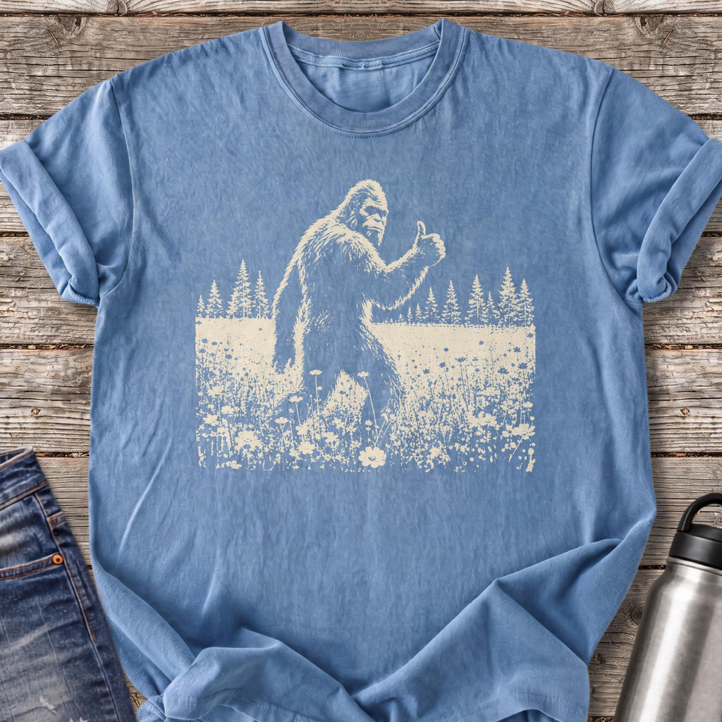 Bigfoot Approves T-Shirt — Blue Jean