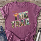 Greetings from the Trail at Sunset T-Shirt — Berry