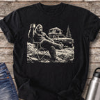Bigfoot Coffee Break T-Shirt — Black