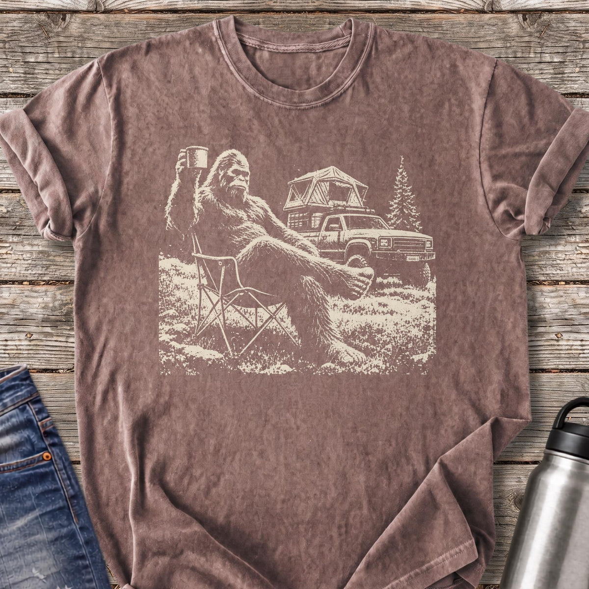 Bigfoot Coffee Break T-Shirt — Espresso