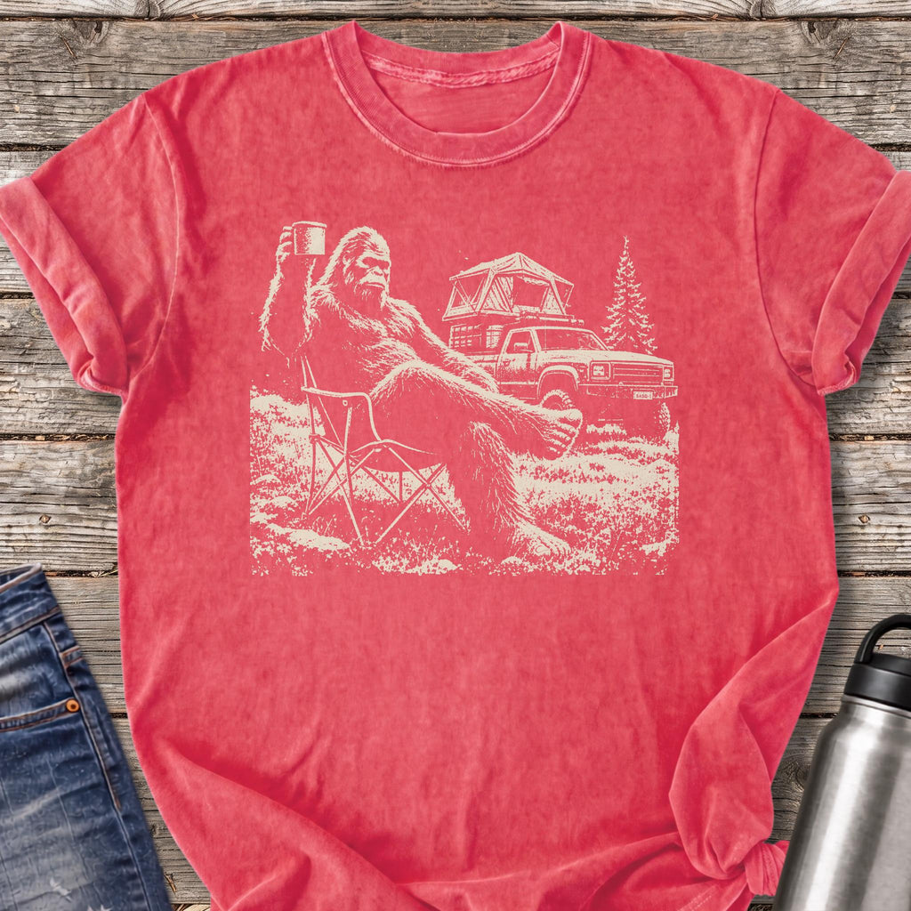 Bigfoot Coffee Break T-Shirt — Watermelon