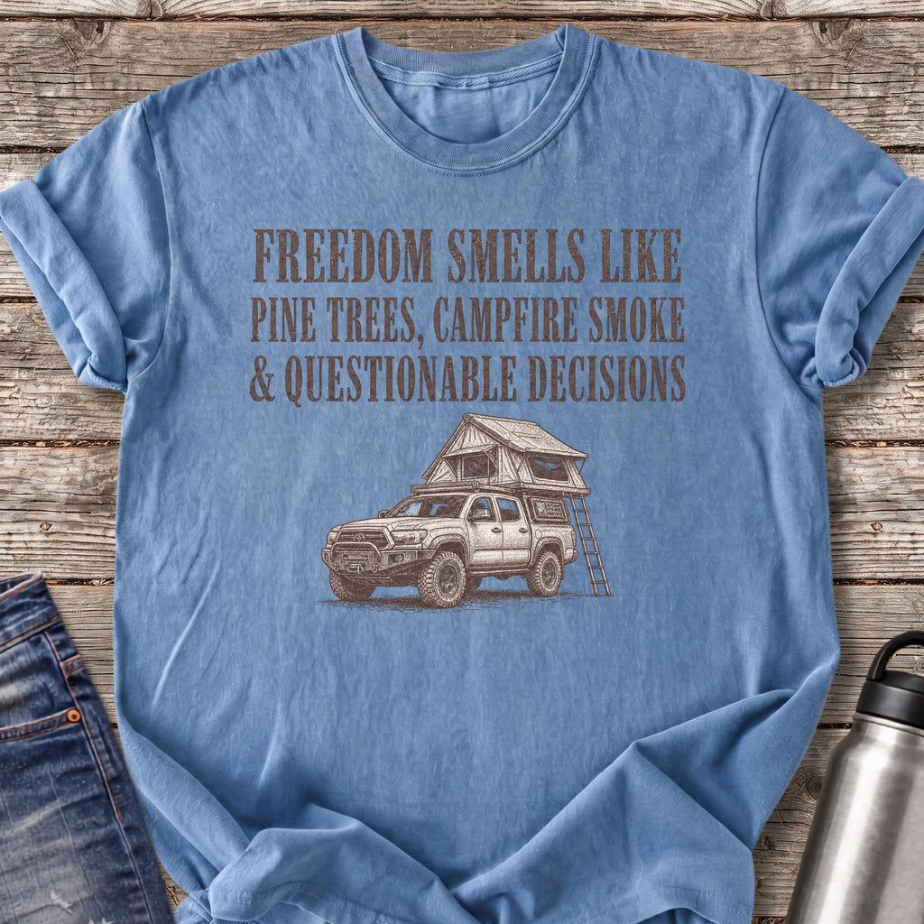 Questionable Decisions T-Shirt — Blue Jean