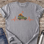 Rooftop Tent Heartbeat T-Shirt — Grey